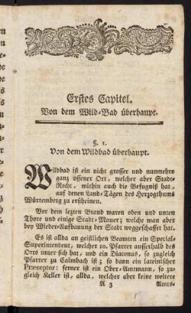 5-29, Erstes Capitel.