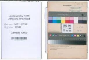 Entnazifizierung Arthur Gerhard , geb. 04.10.1897 (Bauunternehmer)