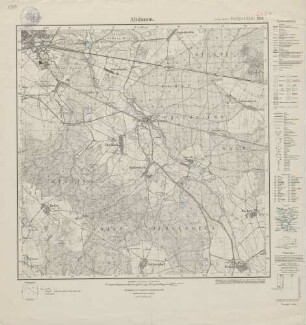 2654 (alte Nr.: 1241) Altdamm, Meßtischblatt (4cm - Karte)
