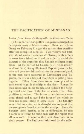 The pacification of Mindanao