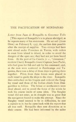 The pacification of Mindanao