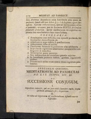 1118-1124, Sp. 424. De Successione Conjugum