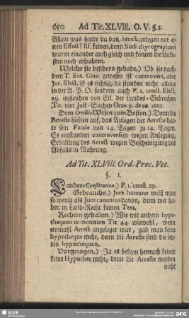Ad Tit. XLVIII. Ord. Proc. Vet.