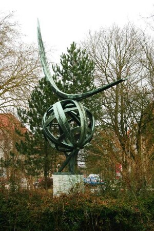 Erdkugel mit Parabelform