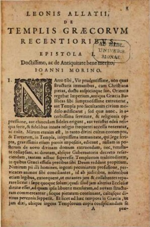 De templis Graecorum recentioribus ...