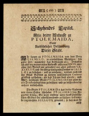 Sechzehendes Capitel.