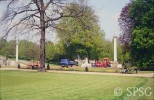 Potsdam, Park Sanssouci, Parterre Große Fontäne.