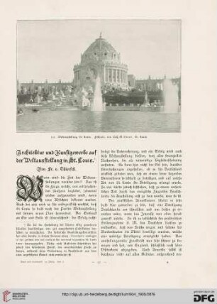 Architektur und Kunstgewerbe auf der Weltausstellung in St. Louis, [1]