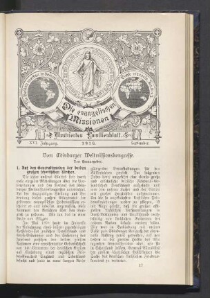 XVI. Jahrgang. 1910. September