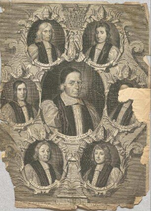 Sieben Bischöfe der Church of England (Asaph, Ely, Chichester, Canterbury, Bath & Wells, Peterborow, Bristol)