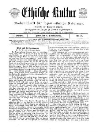 Ethik und Weltanschauung