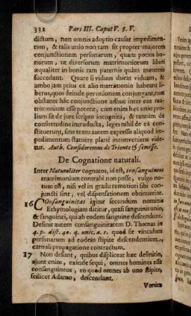 332-338, Sectio IV. De Cognatione naturali. ...