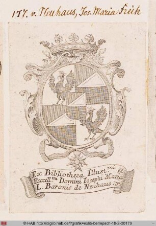 Wappen des Joseph Maria von Neuhaus