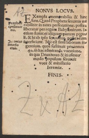 Nonus Locus.