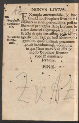Nonus Locus.