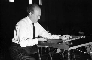 Donaueschingen: Donaueschinger Musiktage; Ernest Bour am Pult