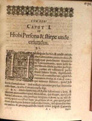 Diss. theol. de persona et libro Hiobi
