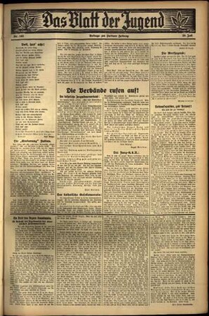 Zweite Ausgabe vom Mittwoch, den 20. Juli 1932.