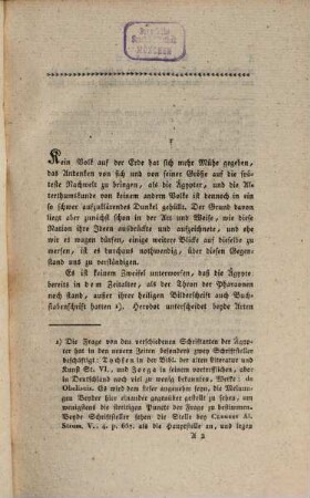 Ideen über die Politik, den Verkehr und den Handel der vornehmsten Völker der alten Welt, 2,2. Zweyter Theil, Afrikanische Völker ; Zweyte Abtheilung: Ägypter