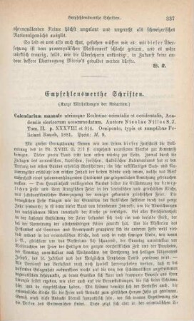 337-342 Empfehlenswerthe Schriften