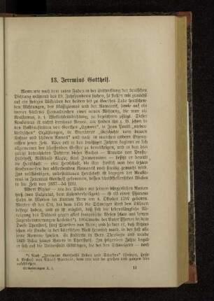 13. Jeremias Gotthelf.