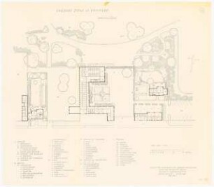 Friedhof Stolp: Grundriss Eingangslösung 1:200