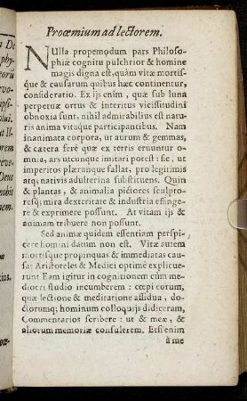 Prooemium ad lectorem