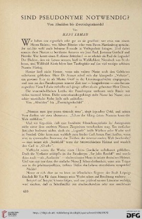 16: Sind Pseudonyme notwendig? : Von Abaddon bis Zwetschgenknödel