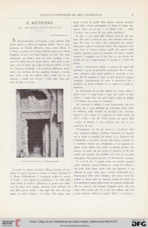 15: Il battistero di Montesantangelo