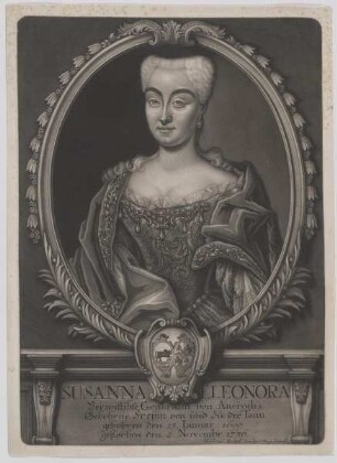 Bildnis der Susanna Eleonora von Auerochs