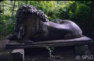 Rauch, Christian Daniel: Wachender und ruhender Löwe.