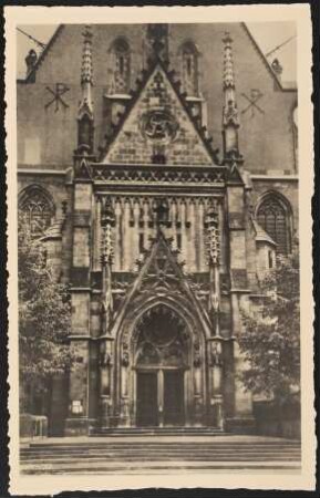 Messestadt Leipzig : Hauptportal der Thomaskirche