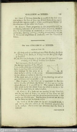 On The Collision Of Bodies