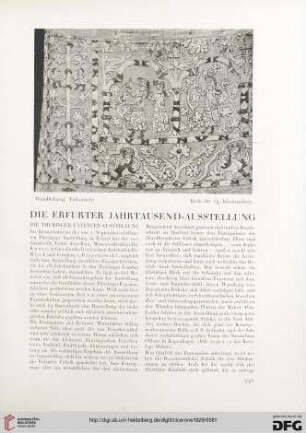 Die Erfurter Jahrtausend-Ausstellung