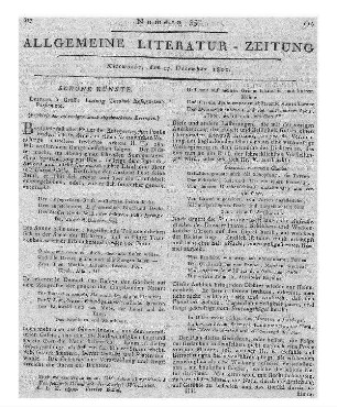 Kosegarten, L. G.: Poesien. Leipzig: Gräff 1798 (Beschluß der im vorigenStück abgebrochenen Recension)