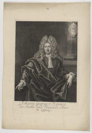 Bildnis des Johann George Rösner