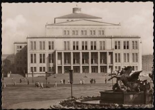 Messestadt Leipzig: Opernhaus am Karl-Marx-Platz