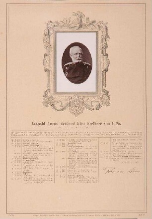 Bildnis von Leopold (1817-1895), Freiherr von Loën