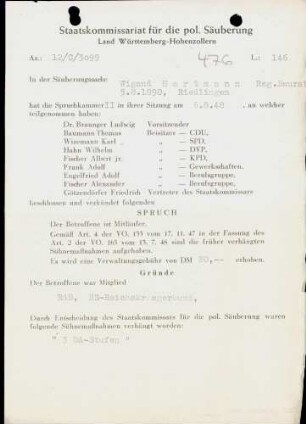 Hartmann, Wigand