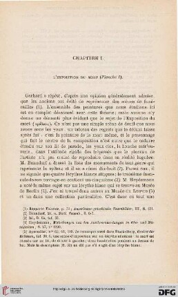 Chapitre I: L’exposition du mort