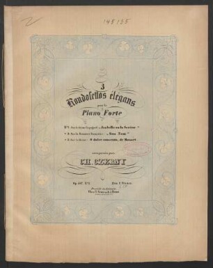 No. 1: Sur le thême Espagnol "Isabelle ou la Serène" : op. 547 No.1