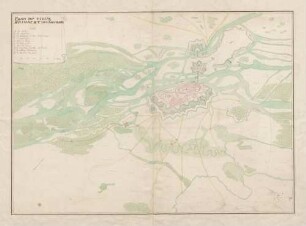 Plan du vieux Brissac et des environs