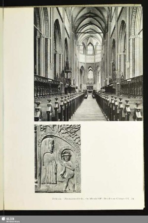 Doberan · Zisterzienserkirche, Detail vom Chorgestühl