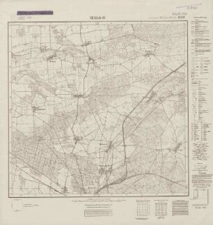 4039 (alte Nr.: 2241) Mühlstedt, Meßtischblatt (4cm - Karte)