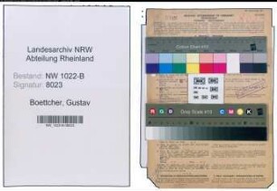Entnazifizierung Gustav Boettcher , geb. 06.02.1897 (Lehrer)