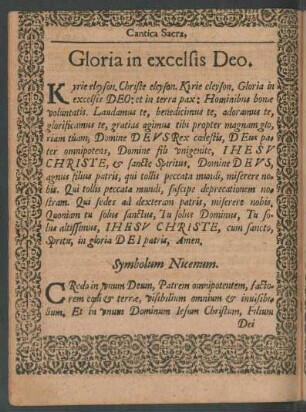 Cantica Sacra, Veteris Ecclesiae.