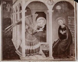 Fra Angelico: Die Verkündigung, Chiesa del Gesù, heute Diözesan Museum, Cortona