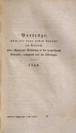 Zur Naturwissenschaft überhaupt, besonders zur Morphologie : Erfahrung, Betrachtung, Folgerung, durch Lebensereignisse verbunden, 1,3