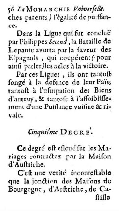 Cinquiéme Degré.