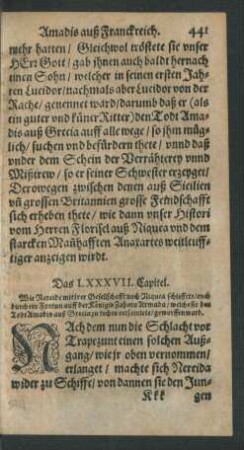 Das LXXXVII [LXXXII] Capitel.